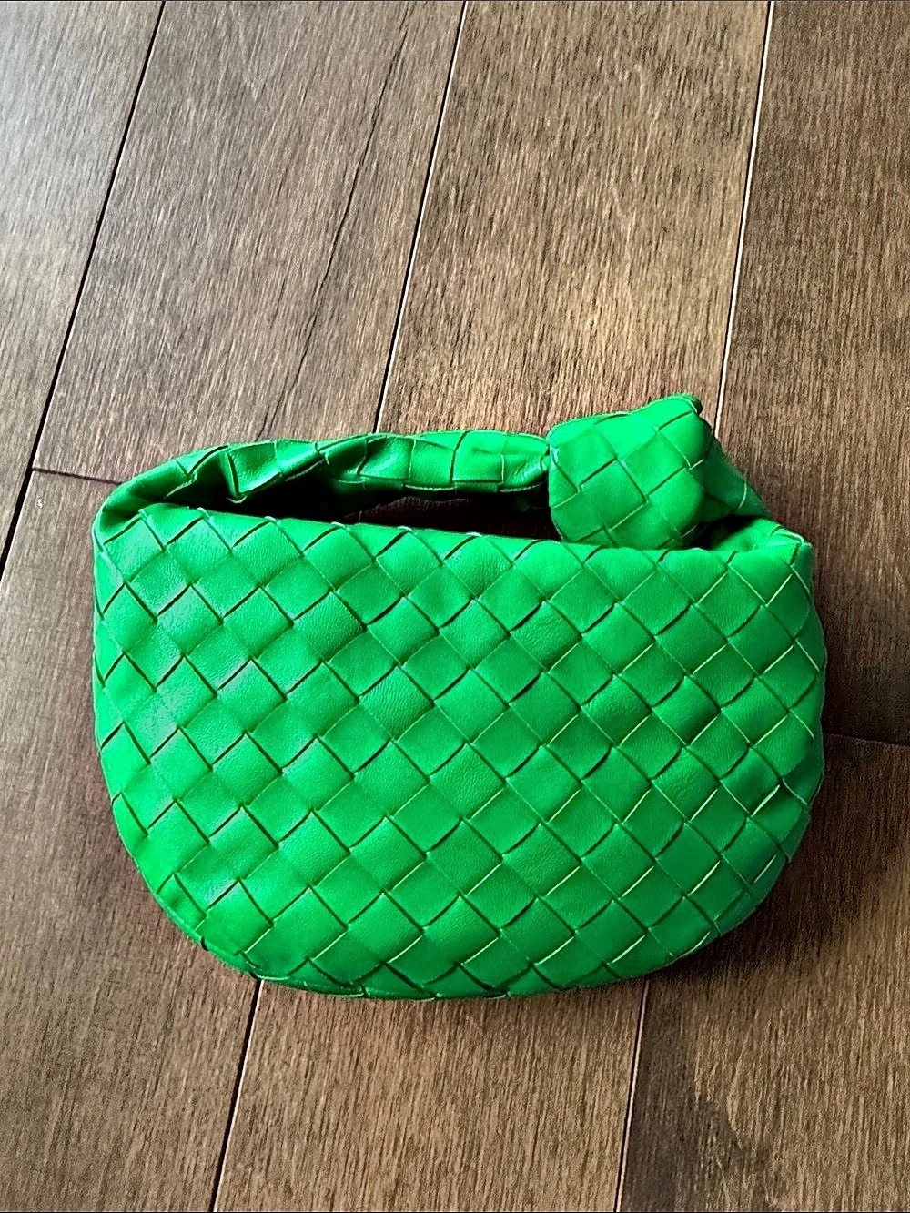Bottega Veneta Mini Jodie Intrecciato Bag Woven Shoulder Bag in Green Excellent - Picture 4 of 10